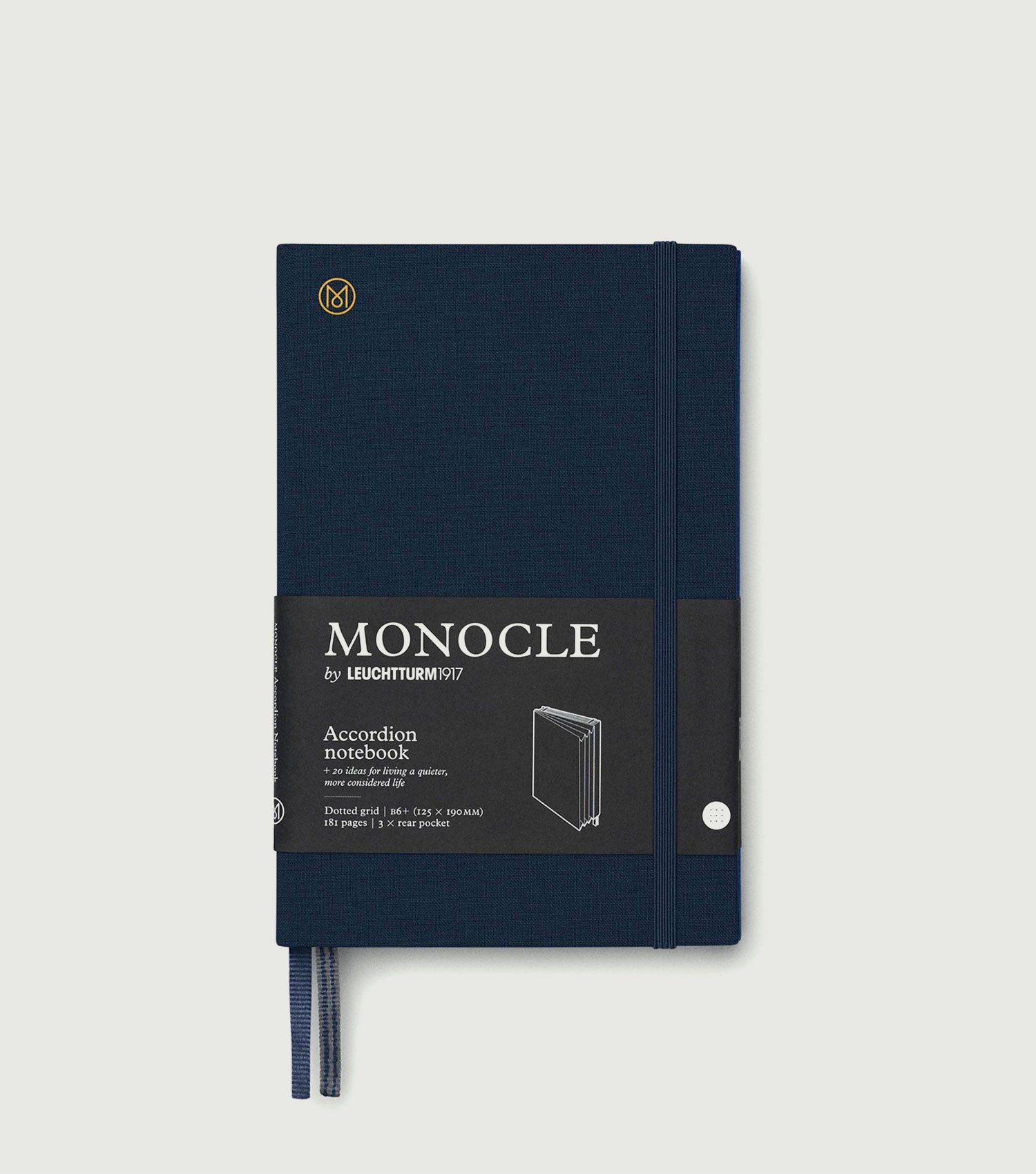 Accordion Notebook Navy - MONOCLE by Leuchtturm1917