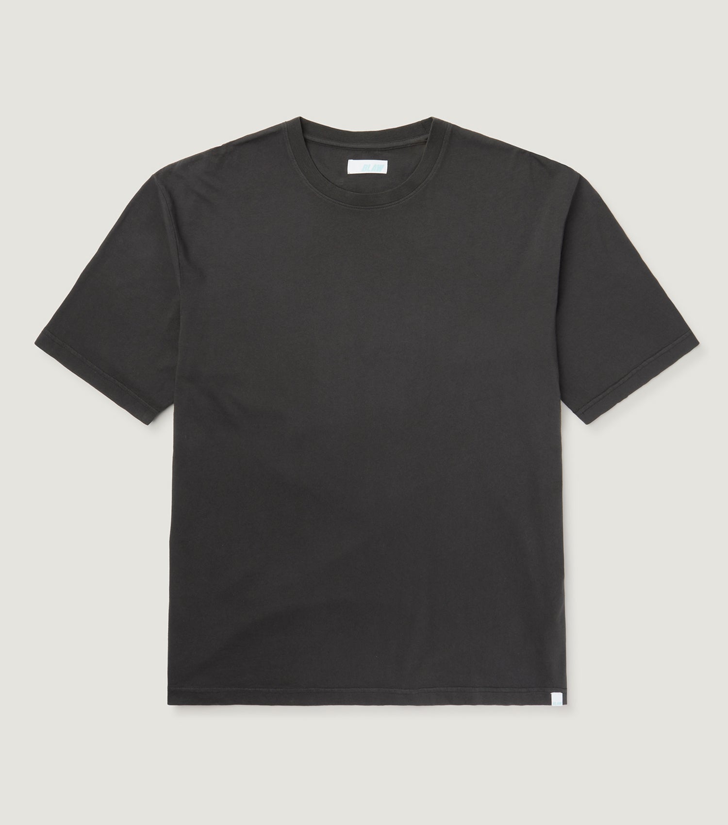 Oversize Cotton T-shirt Charcoal - BLAW