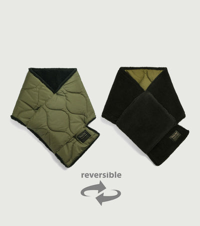 Military reversible down Scarf Dark Green - TAION