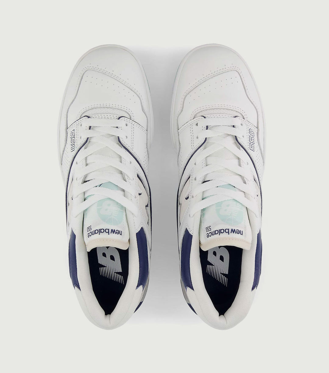 BB550 Sneakers Seasonal White/Fog/Navy - New Balance