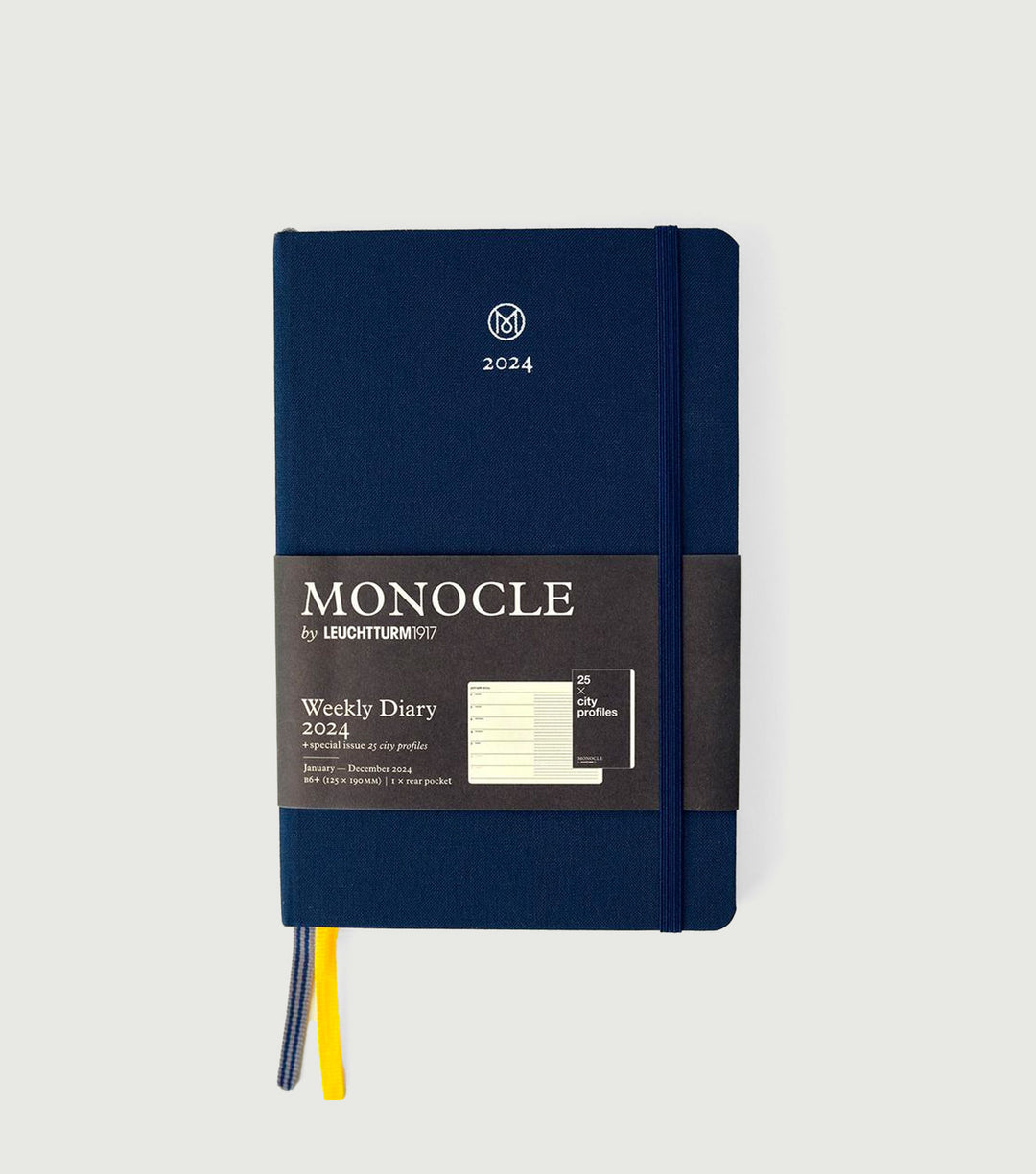 Weekly  Diary 2024 Navy - MONOCLE by Leuchtturm1917