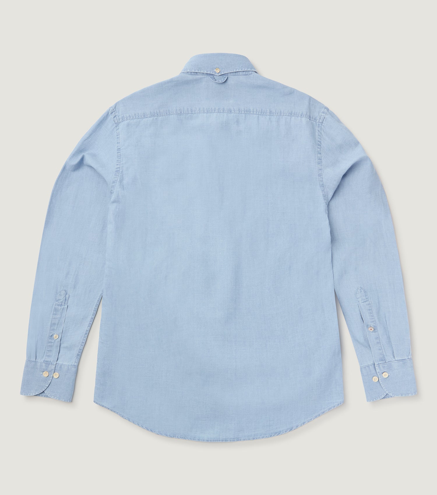 Indigo Button Down Pocket Shirt Blue - Blaw x Koike