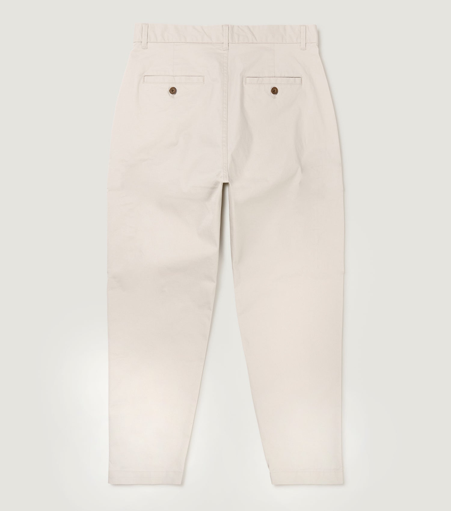 Carrot Pleated Pant Ecru - BLAW