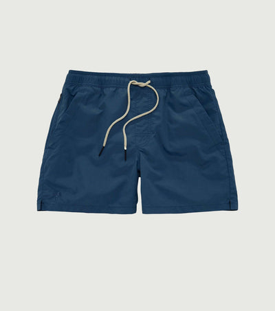 Navy Nylon Swim Shorts - OAS Company