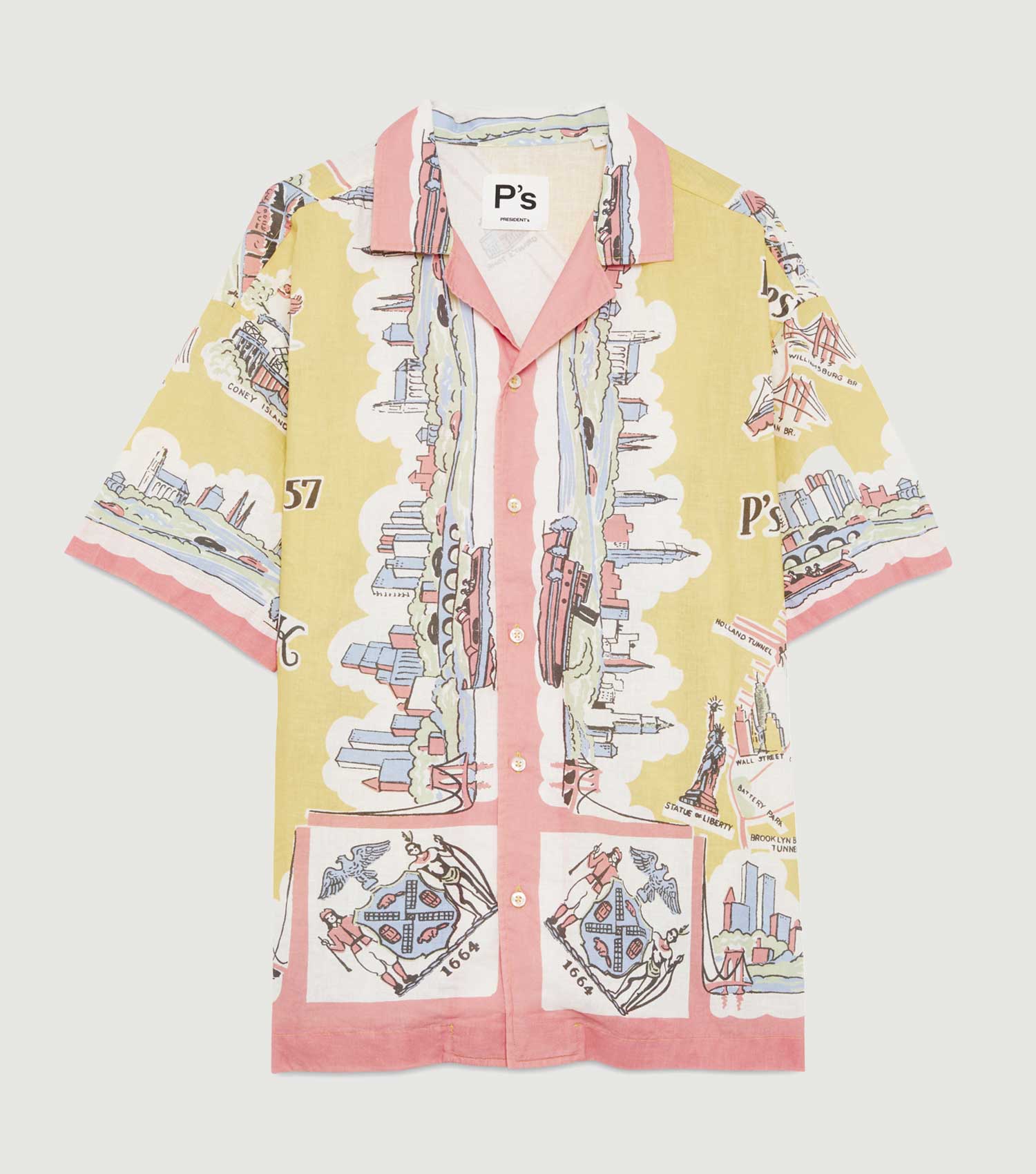 Shirt Reef P'S Popeline print New York - President's