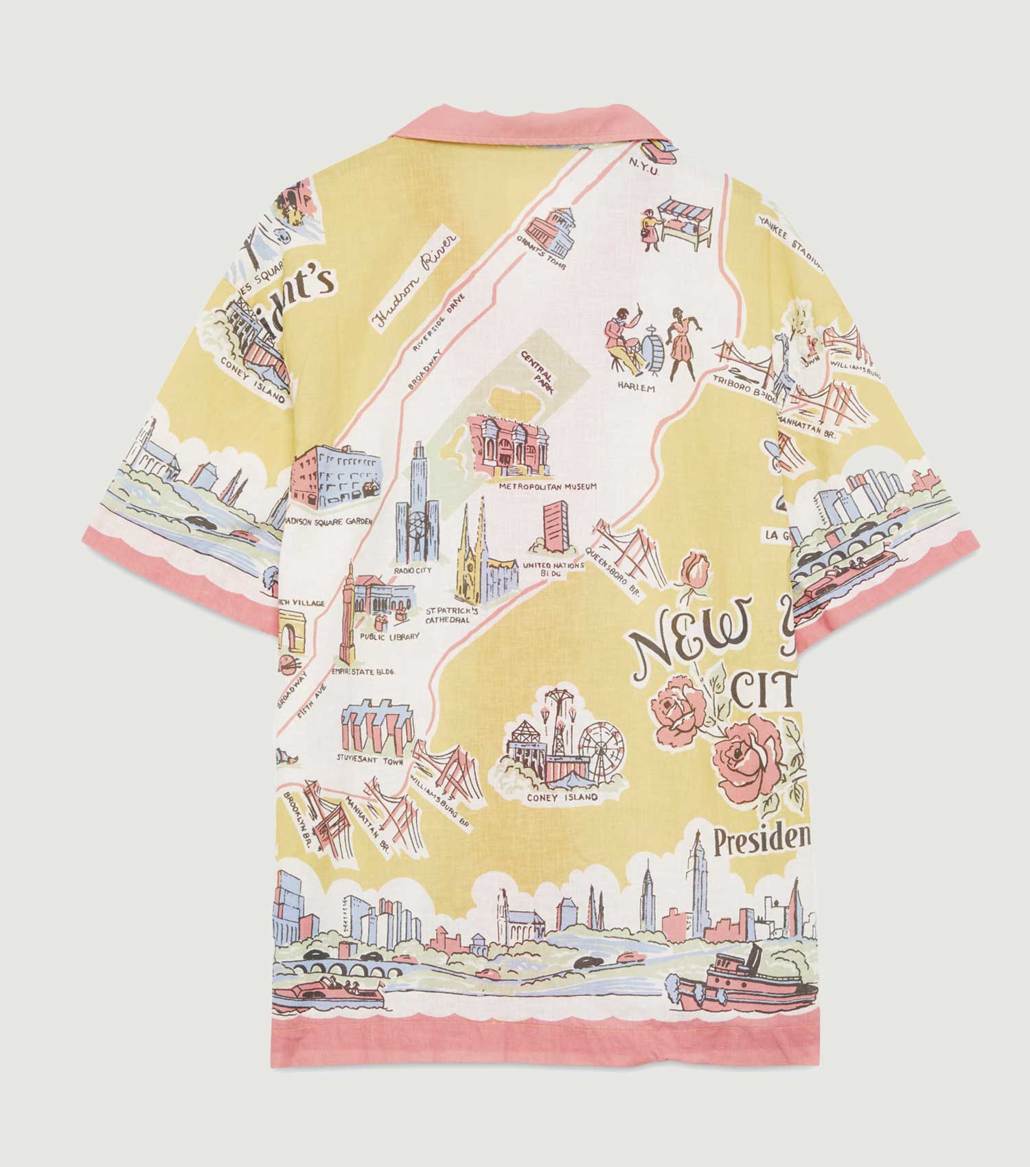 Shirt Reef P'S Popeline print New York - President's