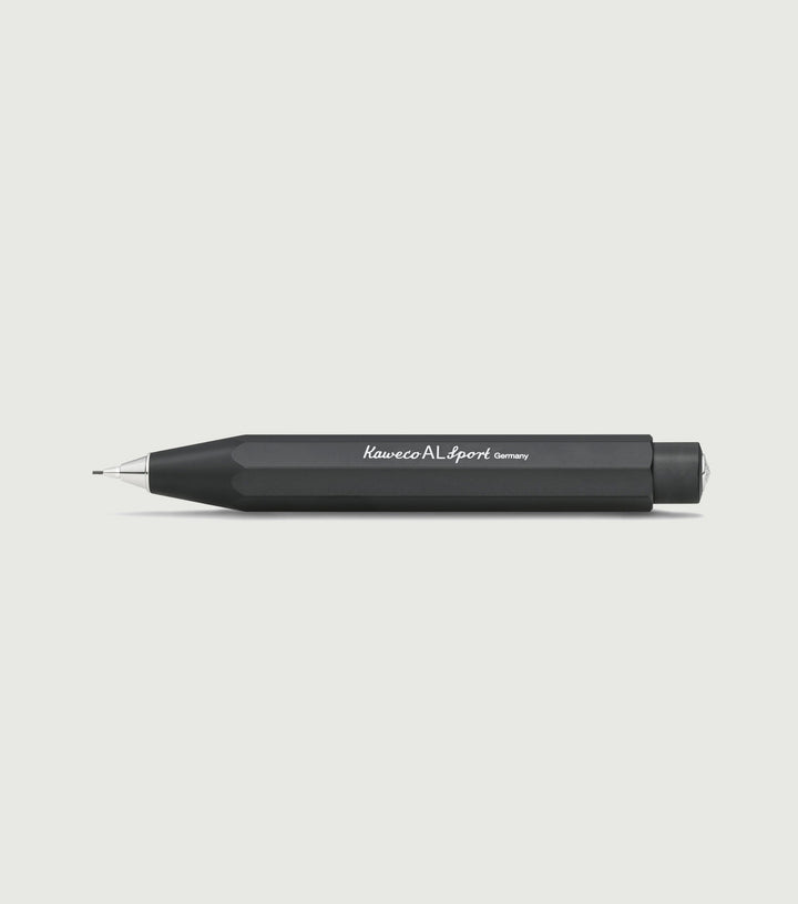 Portaminas 0.7 mm AL SPORT Mechanical Pencil Black+clip