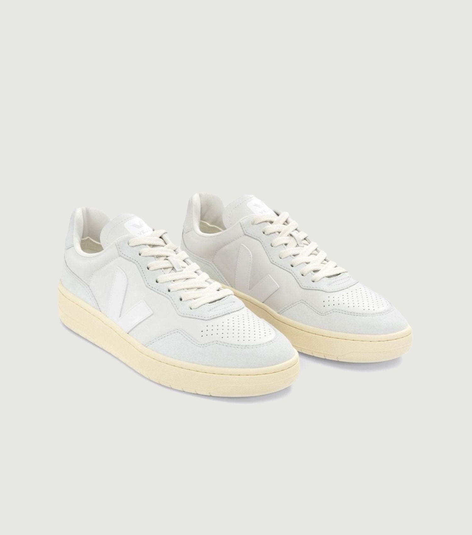 V-90 O.T. Leather Gravel White - Veja