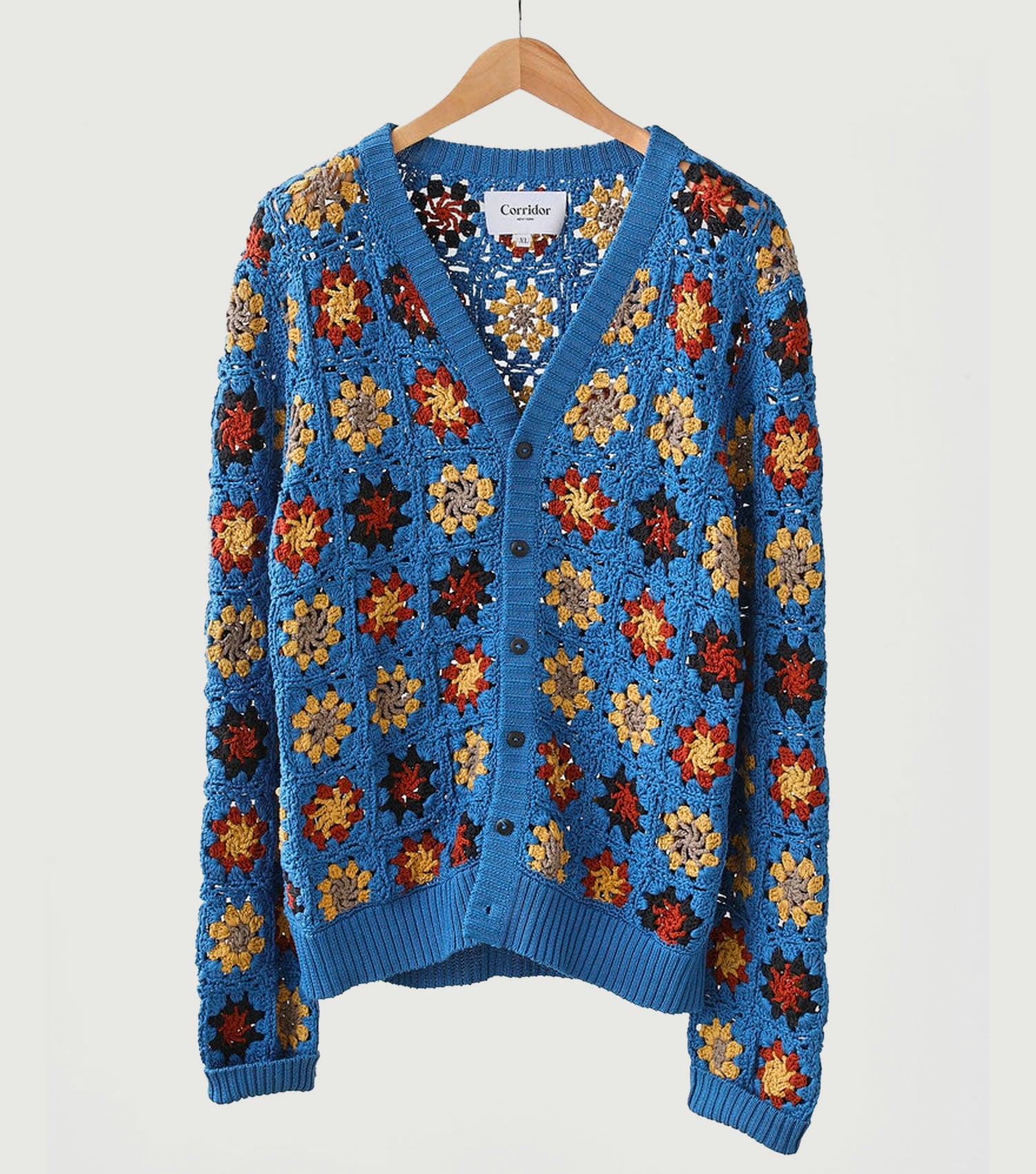 Hand Crochet Pima Cardigan - Corridor