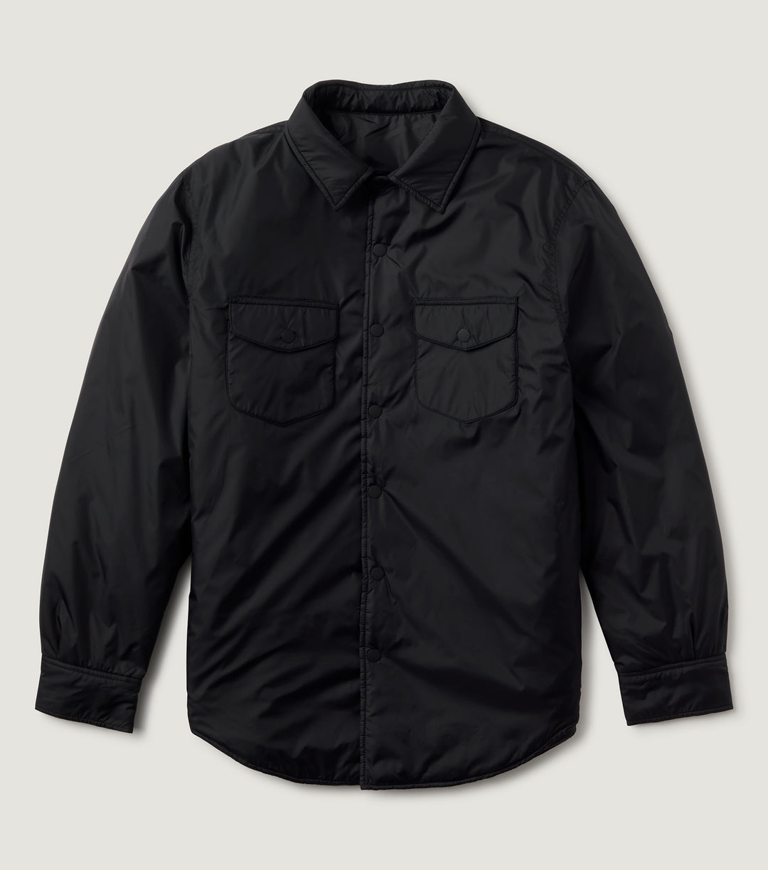 Nylon Limonta Overshirt Jacket Black - BLAW