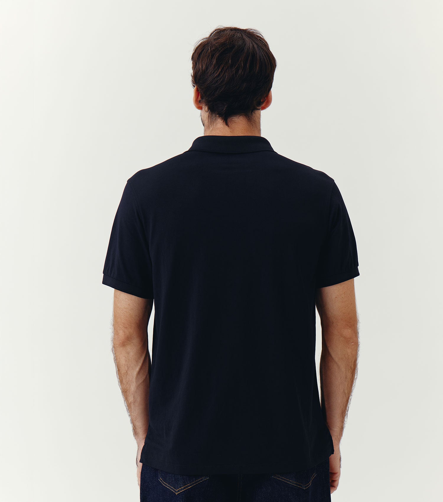 Tech Short Sleeve Polo Navy - BLAW