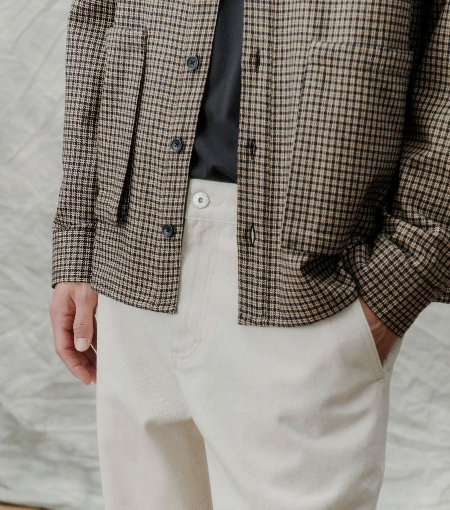 Venture 3578 Taupe Check - Libertine_Libertine