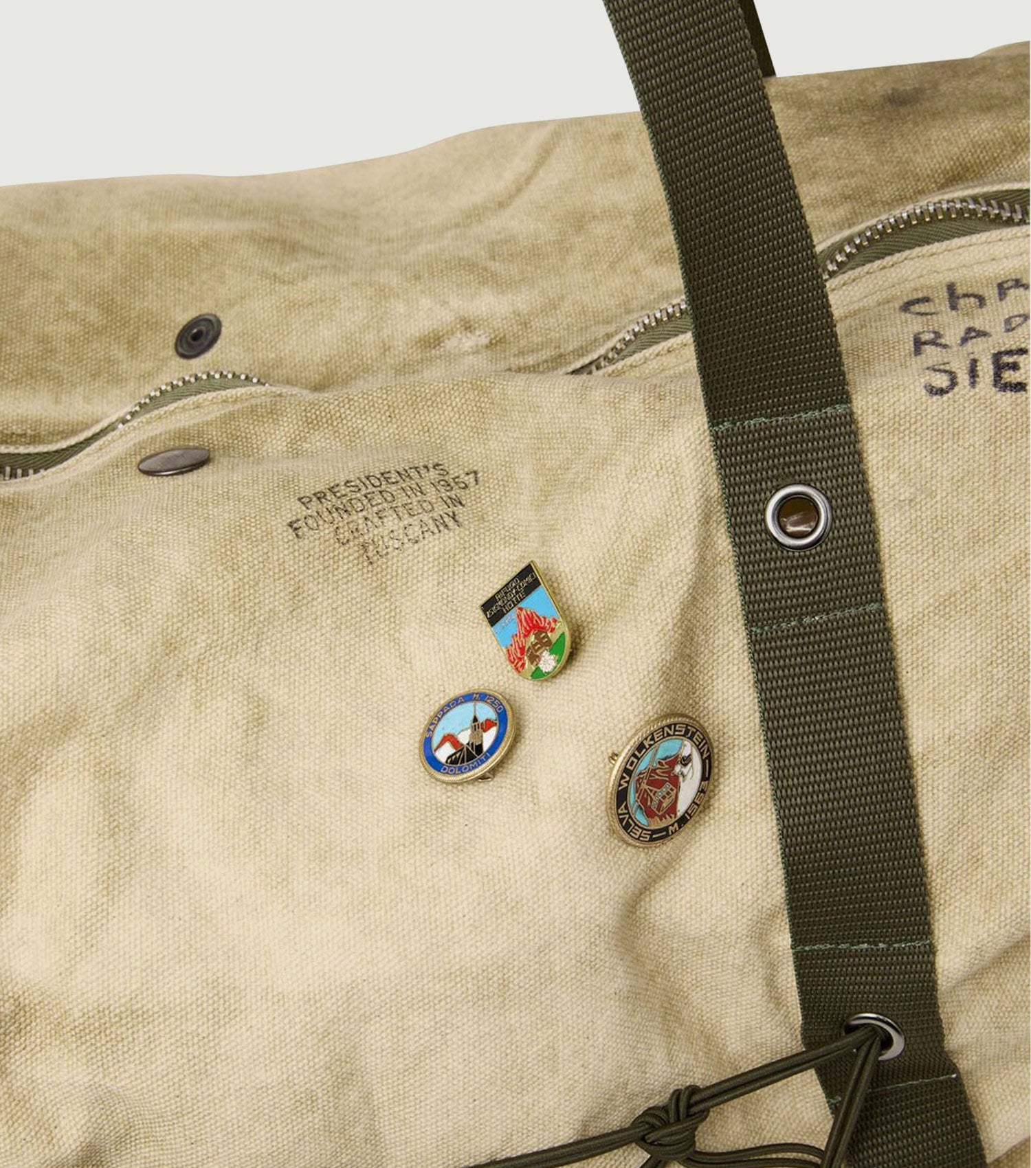 Camping 48h Bag Canvas Old Wash Duck - President's