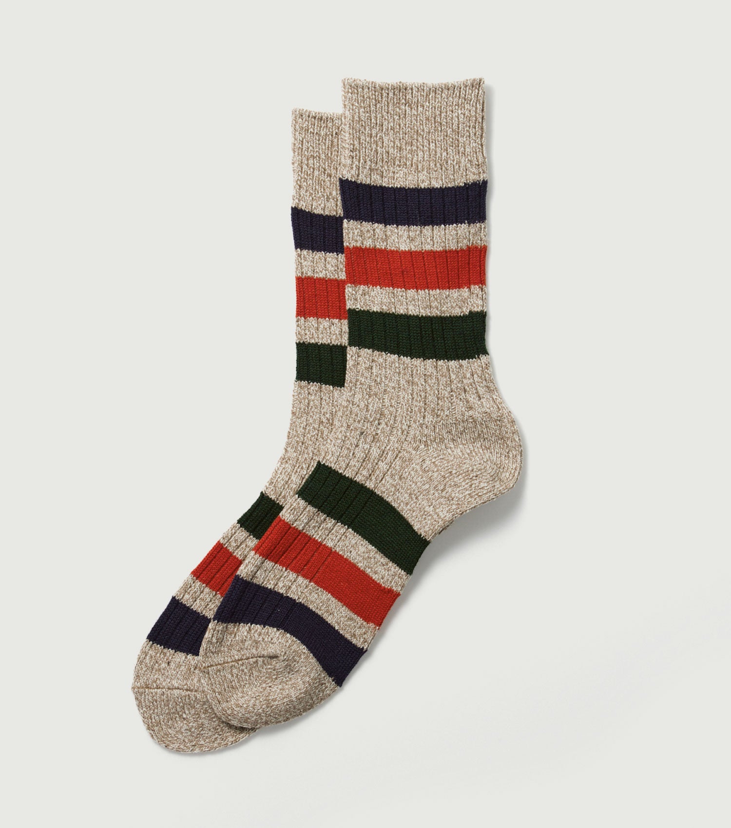 Park Stripe Crew Socks - Rototo