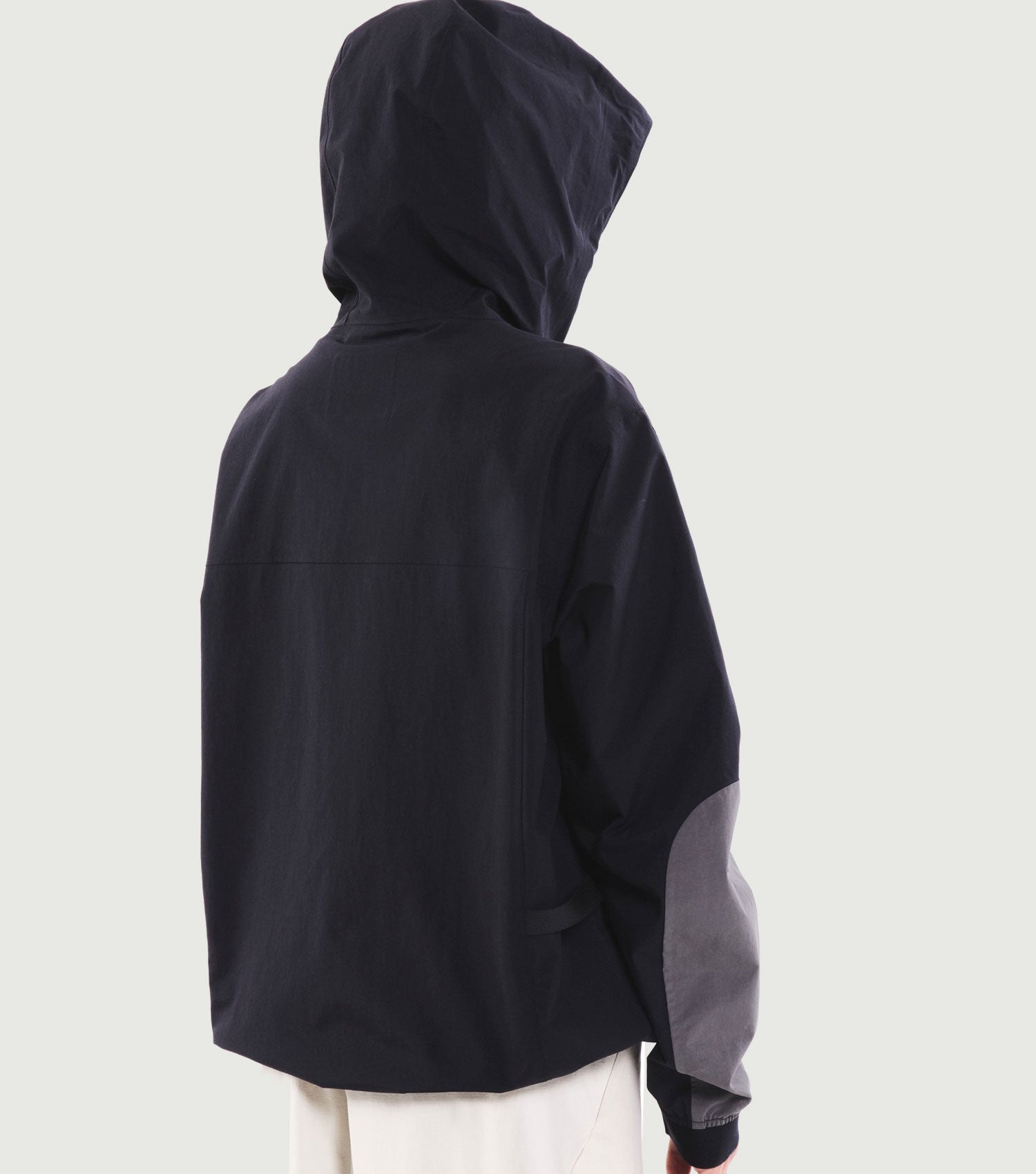 Black Climate Hooded Jkt Black - Purple Mountain