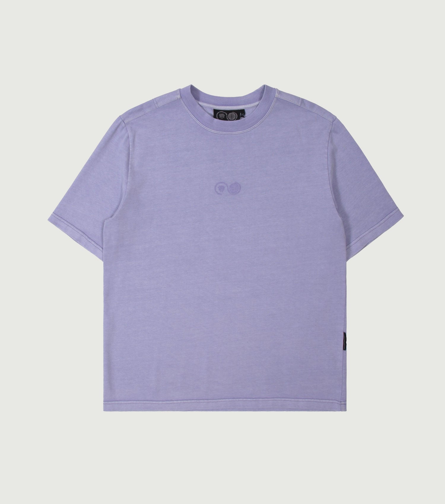 Lilac SS Globe Tee - Purple Mountain