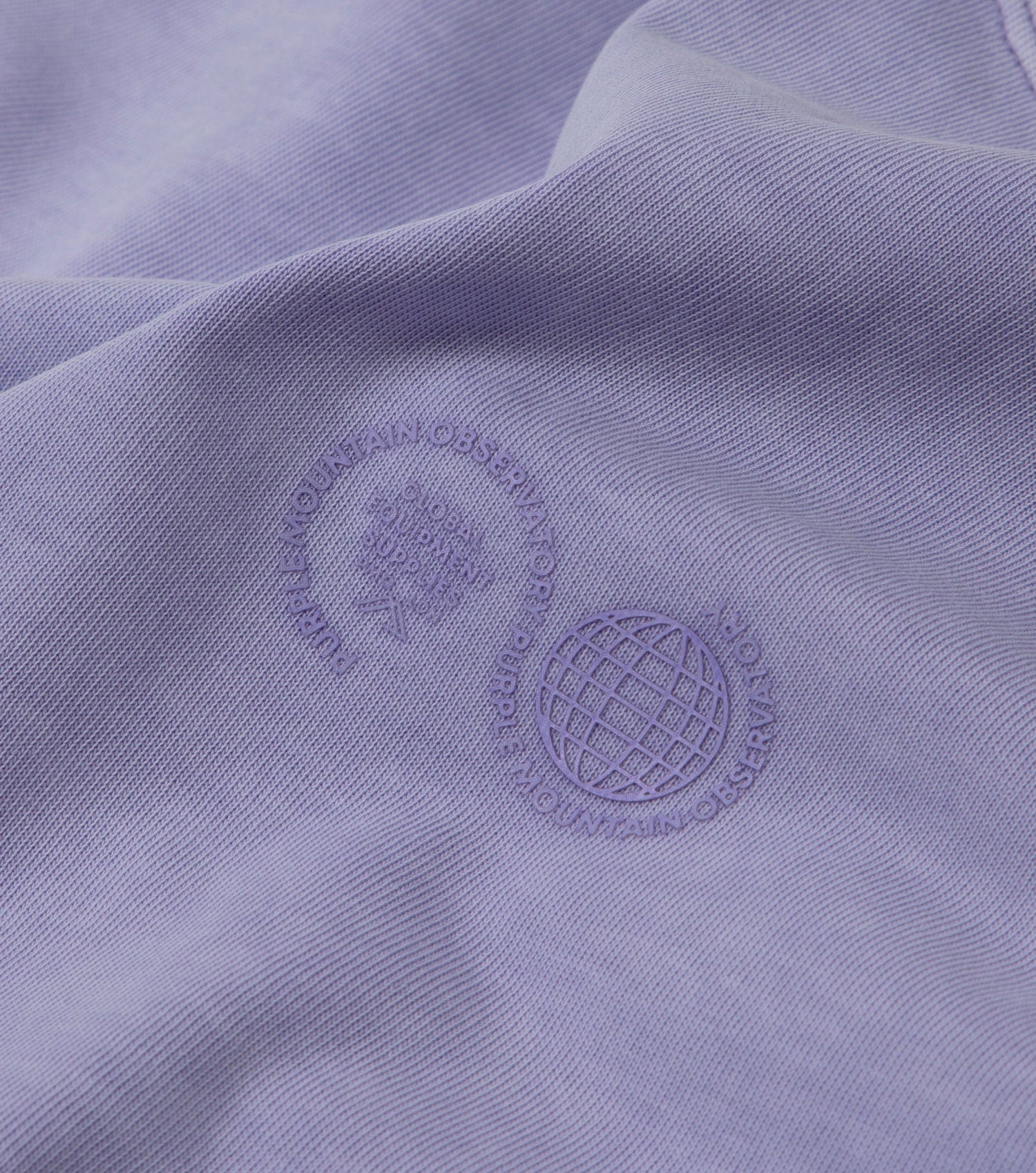 Lilac SS Globe Tee - Purple Mountain