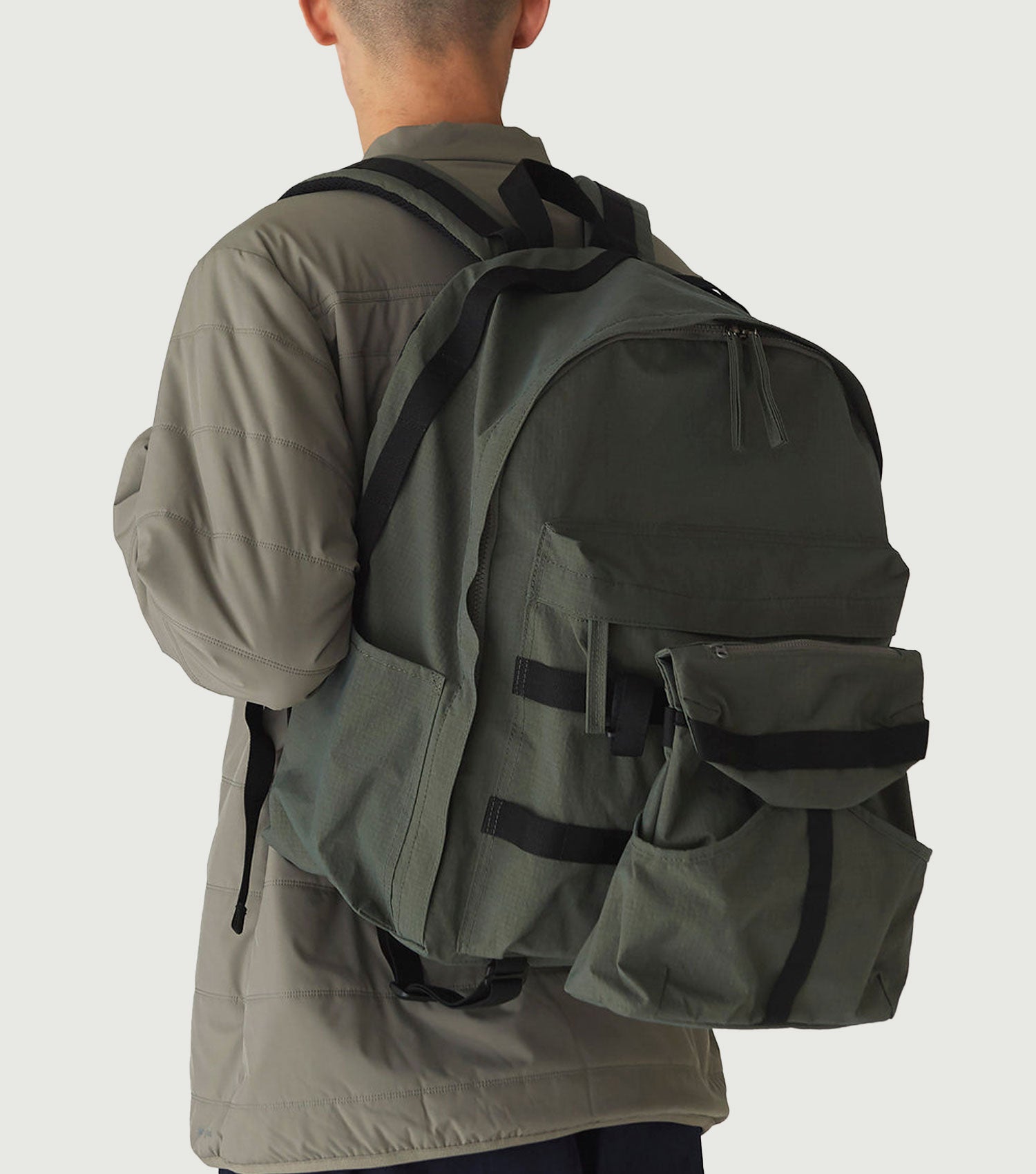 LW Taslan Ripstop Backpack Olive - Snow Peak