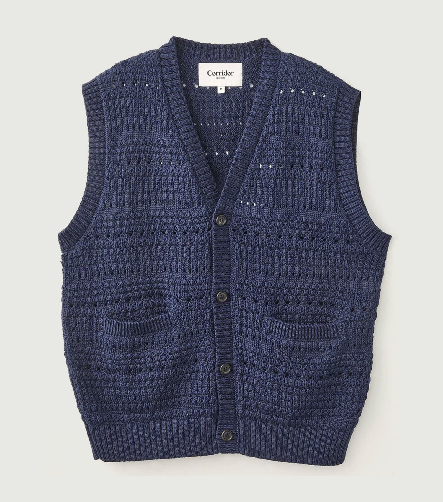 Cardigan Vest Navy