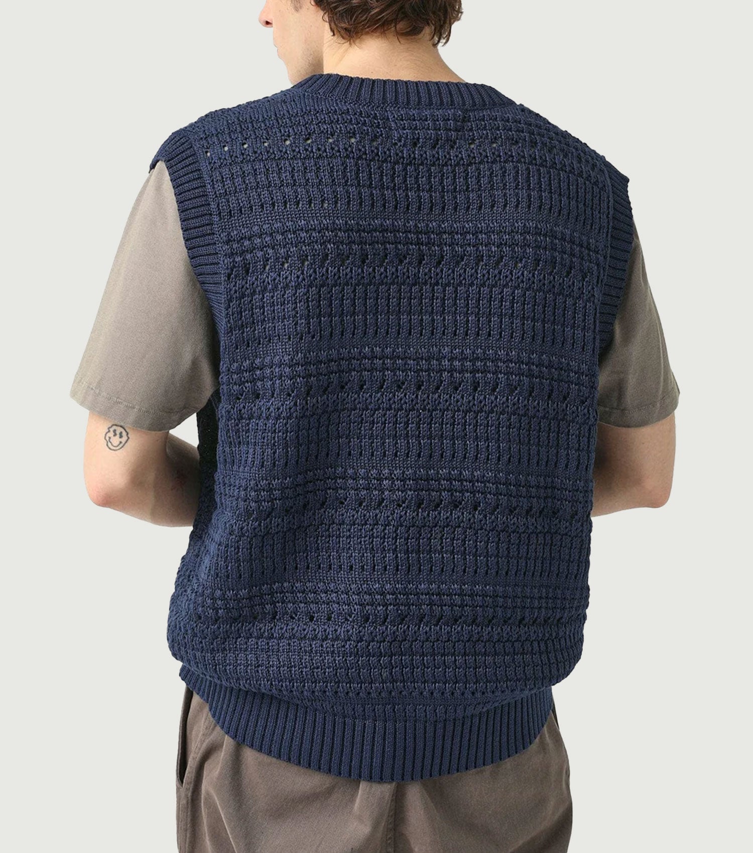 Cardigan Vest Navy