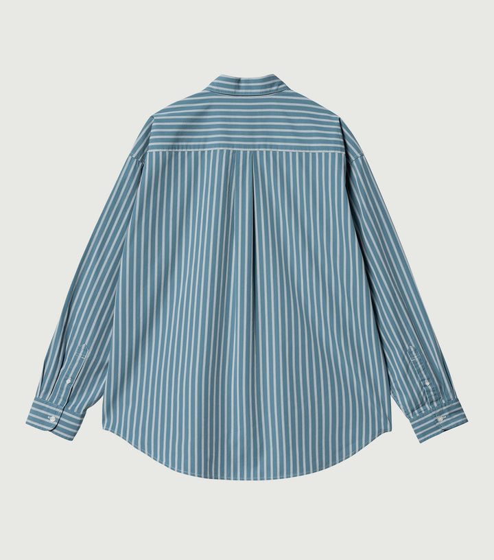 Ligety Stripe Shirt Vancouver Blue - Carhartt