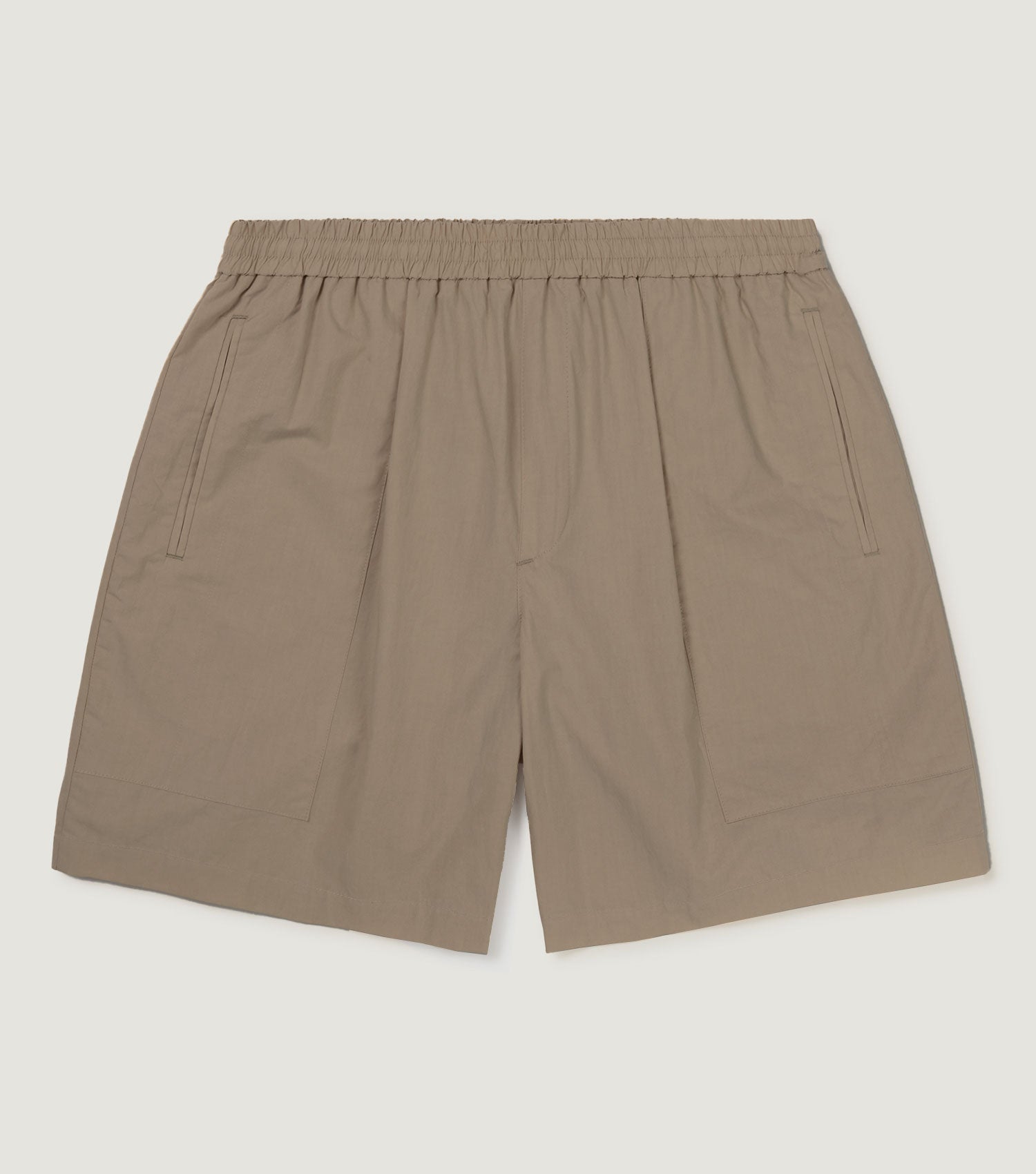 Cotton Fatigue Shorts Beige - BLAW