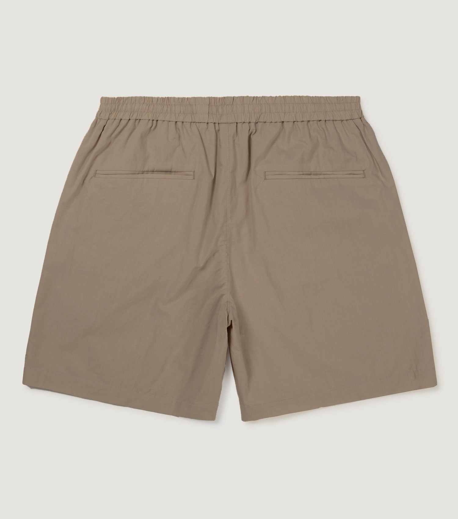 Cotton Fatigue Shorts Beige - BLAW