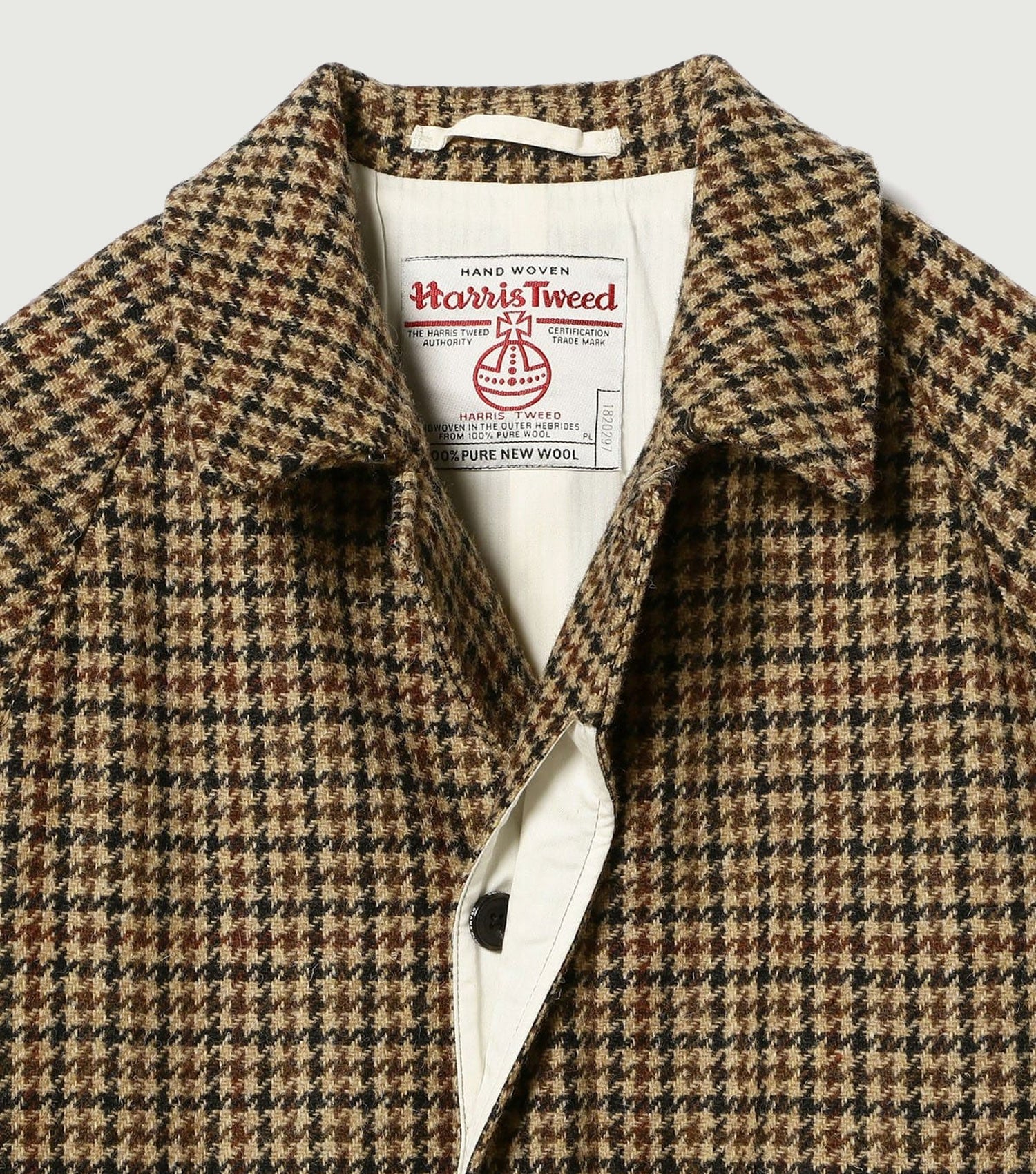 Bal Collar Coat Harris Tweed Gun Club - Beams Plus