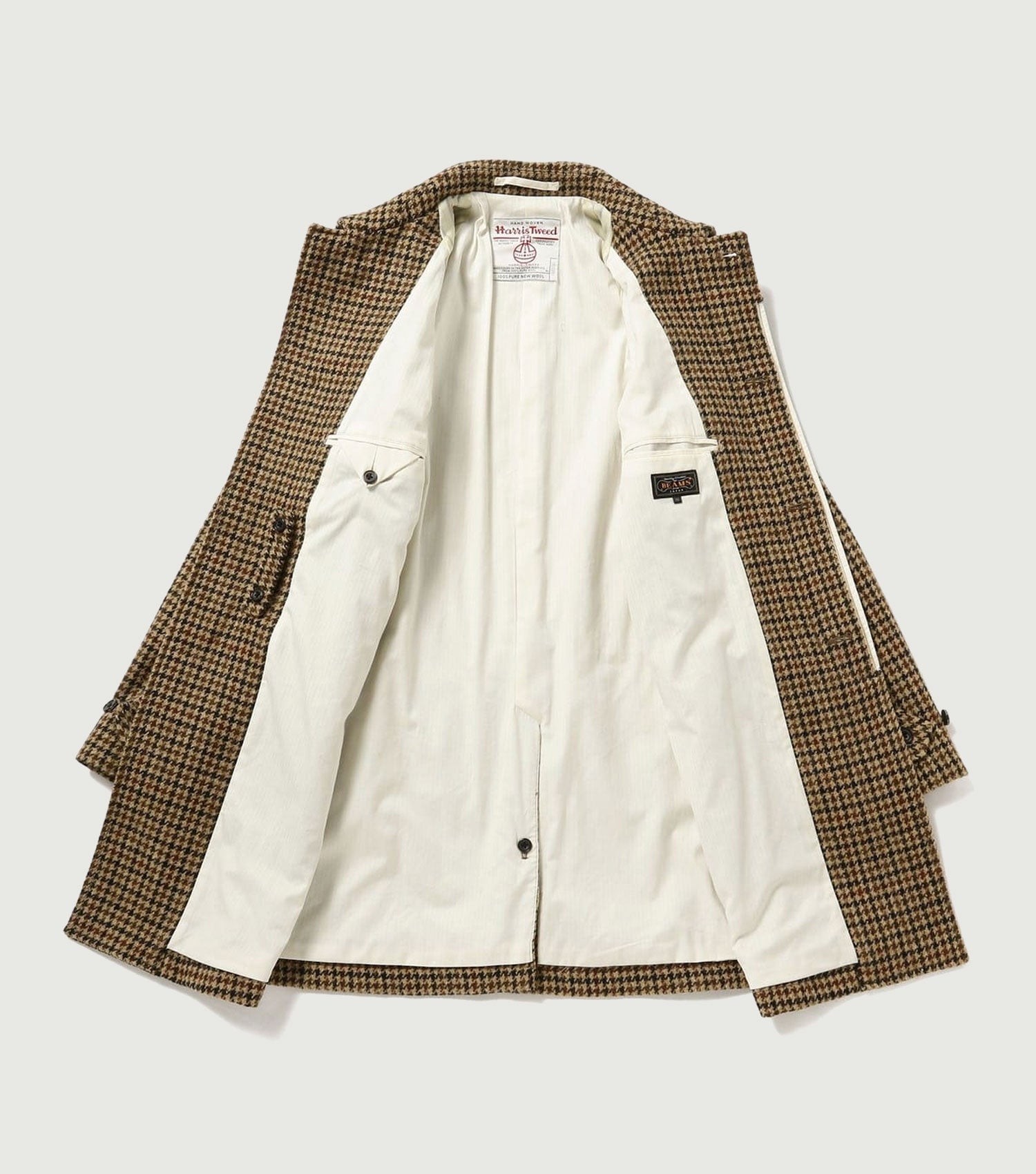 Bal Collar Coat Harris Tweed Gun Club - Beams Plus