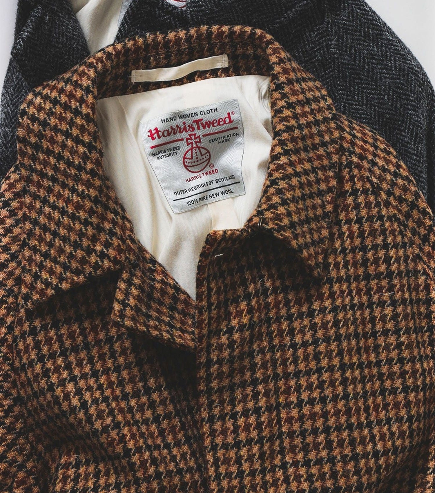 Bal Collar Coat Harris Tweed Gun Club - Beams Plus