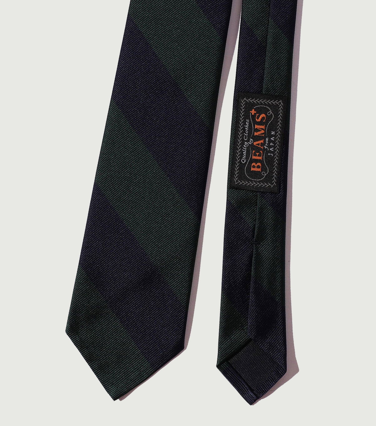 Ivy Tie Regimental Stripe Green - Beams Plus