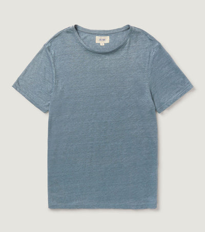 T-Shirt Linen Aqua - BLAW