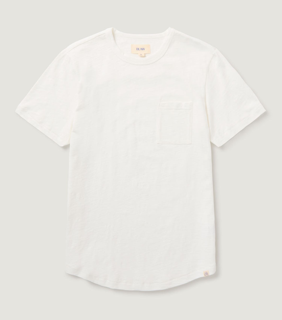 Basic Flame T-shirt with Pocket White - BLAW