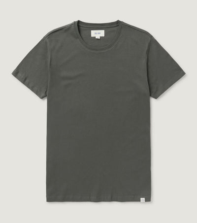 Basic Round Neck Pima Cotton T-shirt Army - BLAW