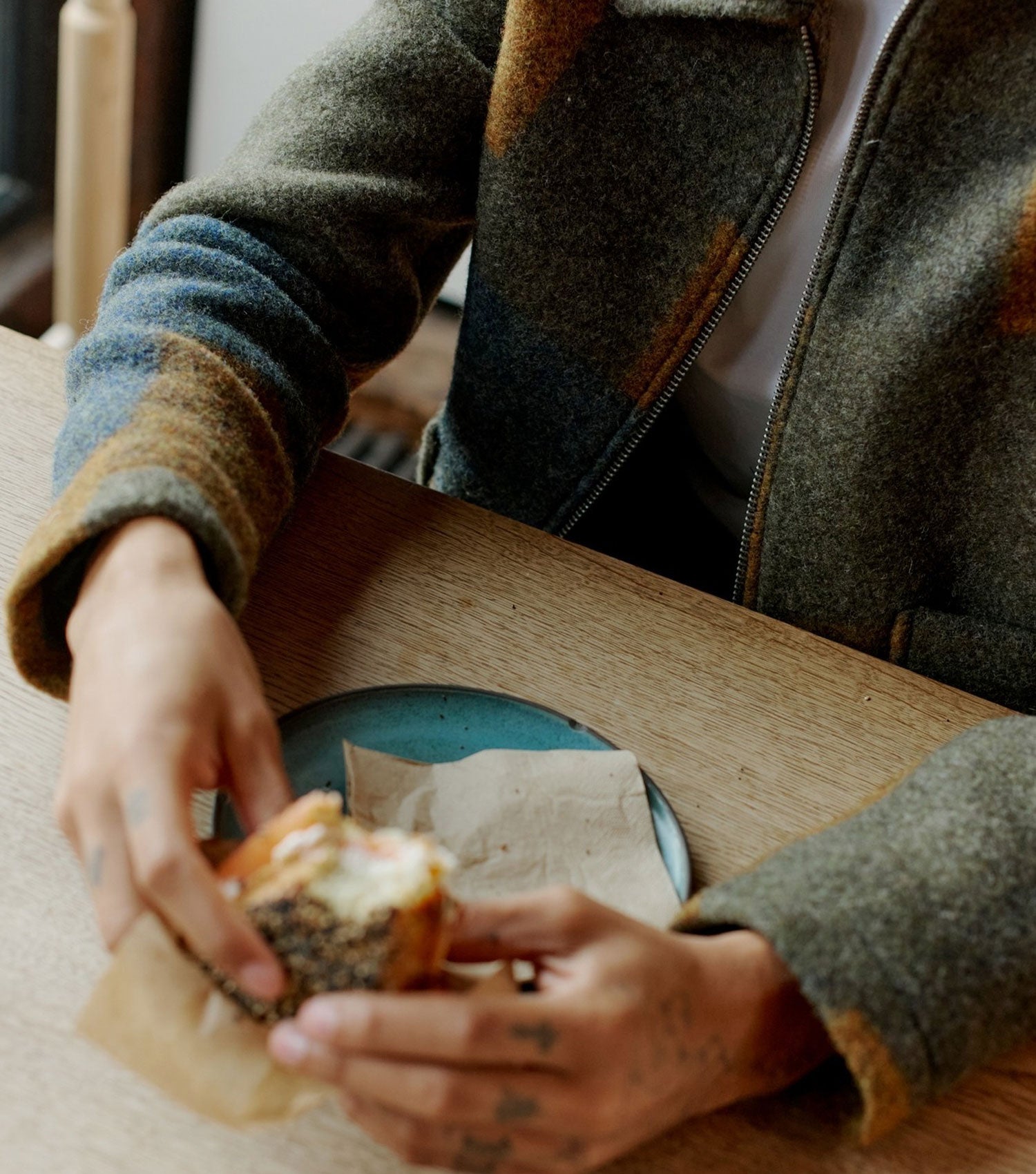 Gael Wool Jacket Brown Check - NN.07