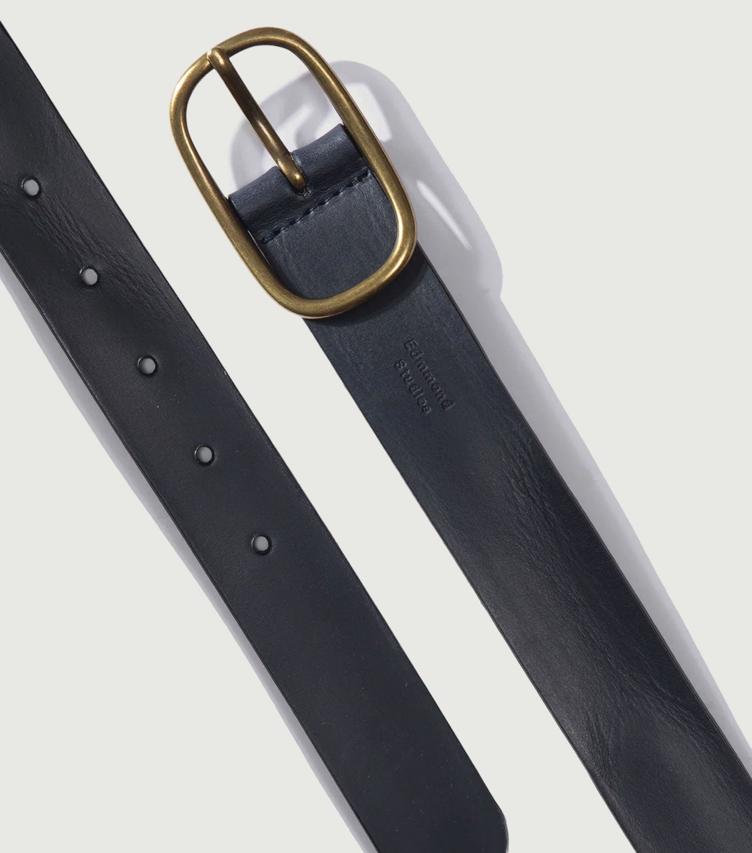 New Raw Belt Plain Navy - Edmmond Studios