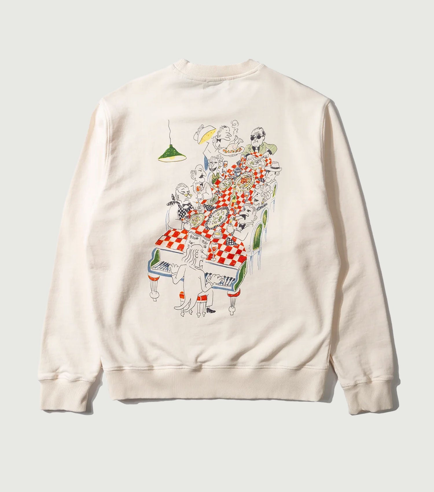 Piano Bar Sweatshirts White - Edmmond Studios