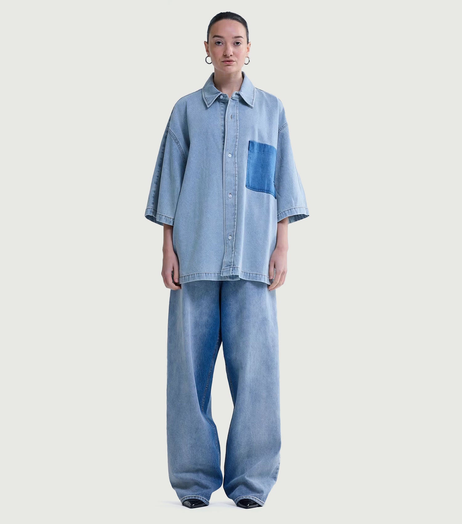 Lyocell Short Sleeves Light Blue - New Amsterdam Surf Association