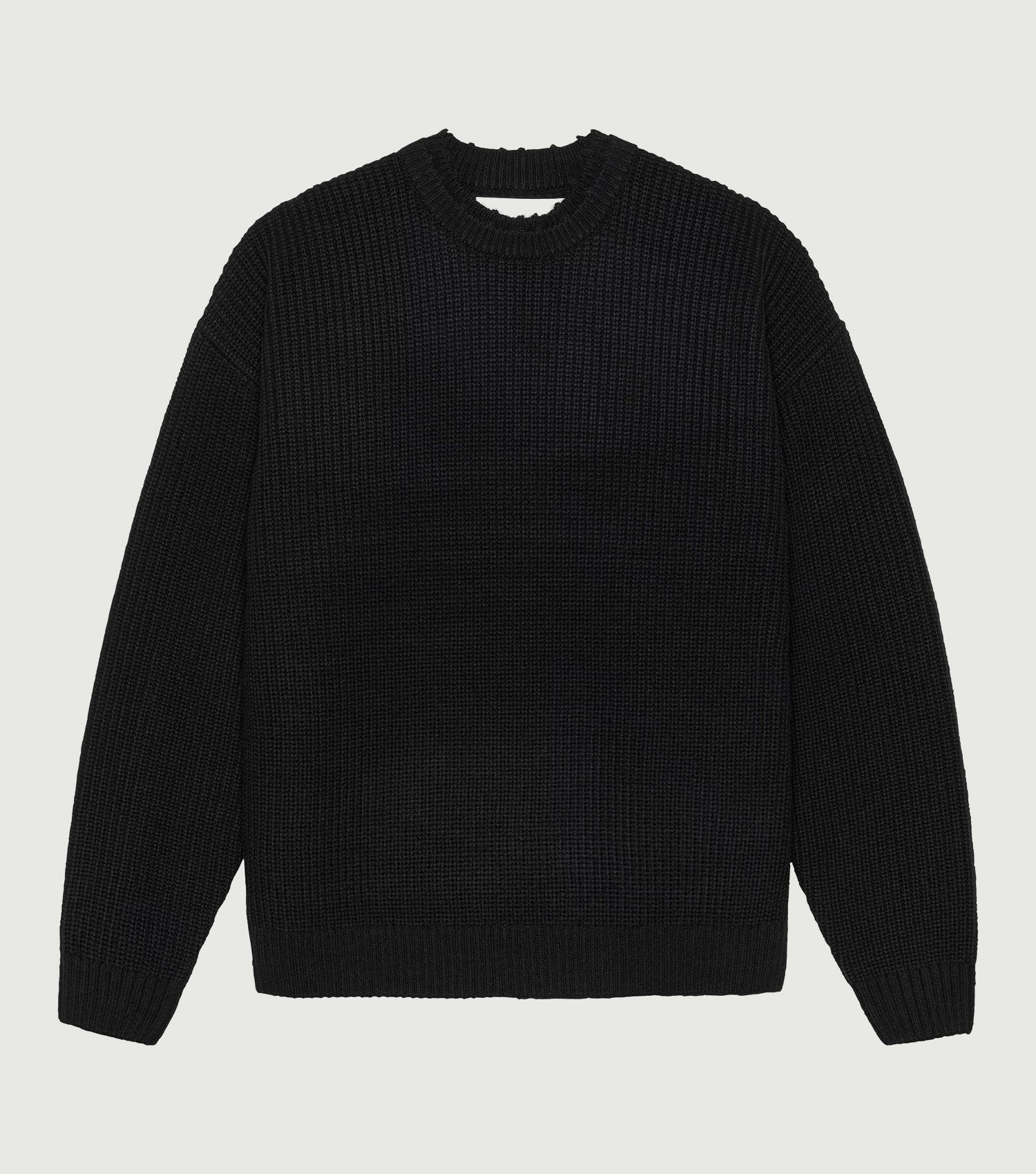 Big Logo Crewneck Black/Night - New Amsterdam Surf Association