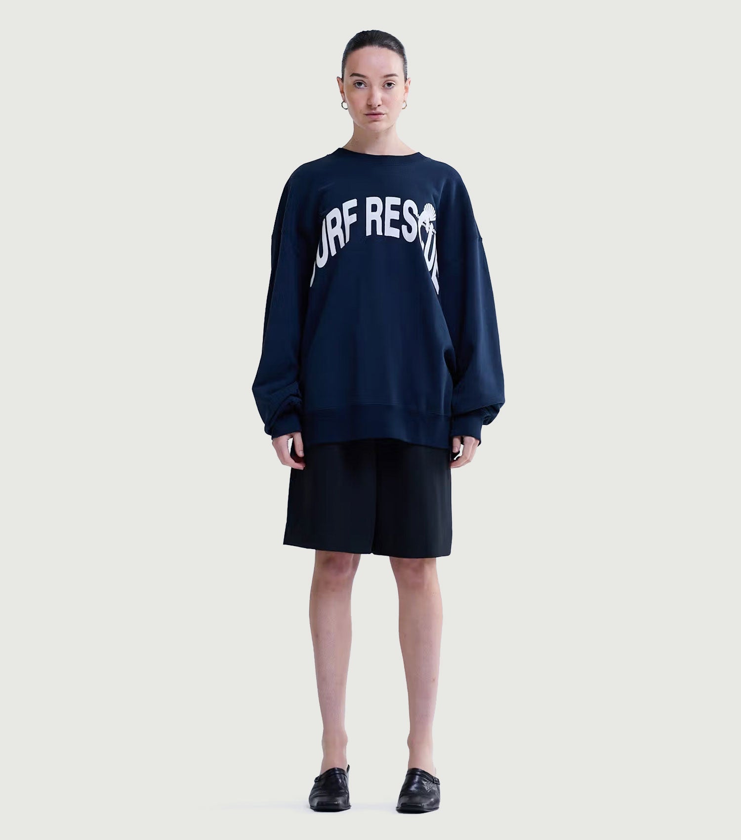 Surf Rescue CrewNeck Navy - New Amsterdam Surf Association