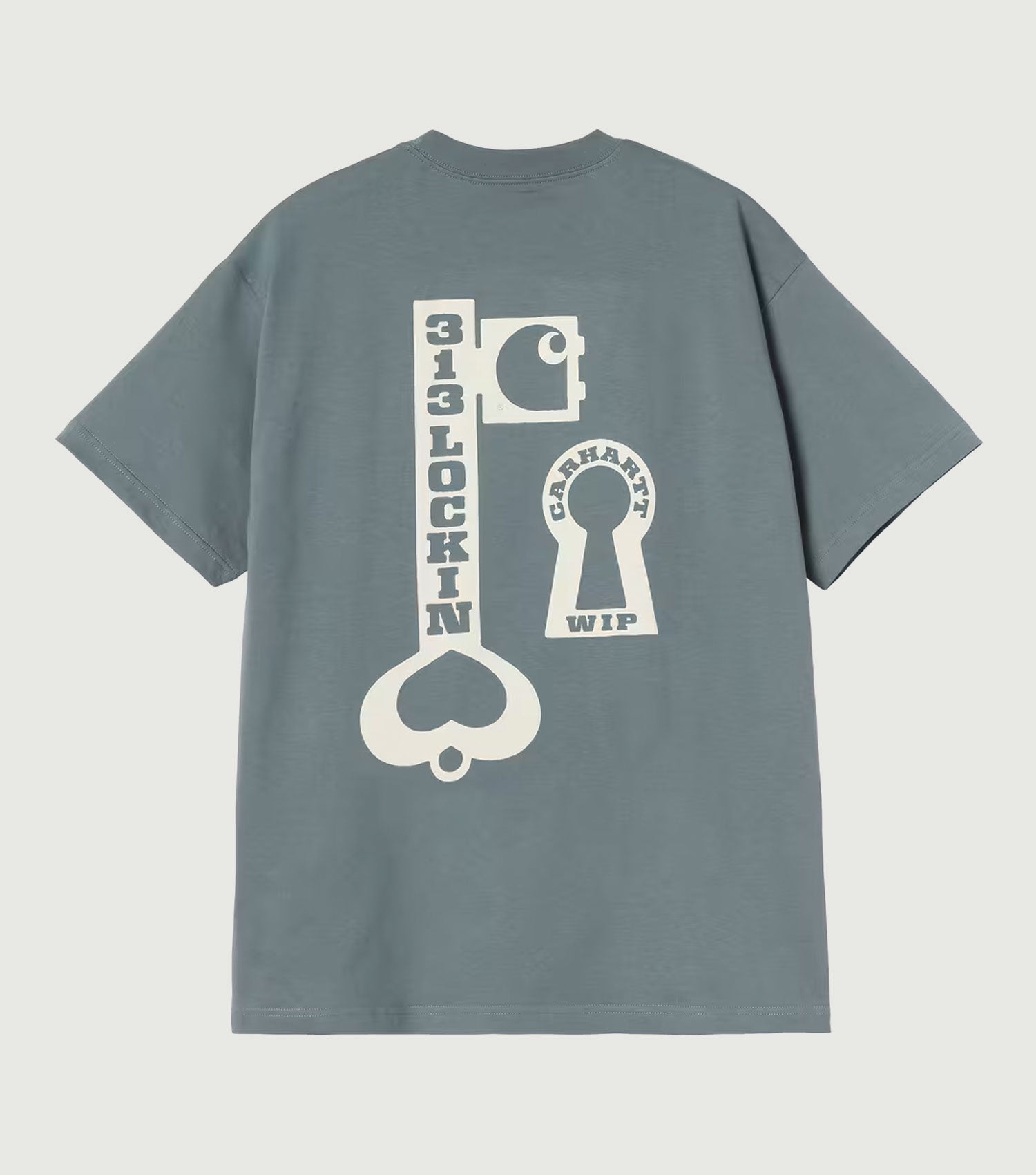 S/S Locked T-Shirt Cozy Blue - Carhartt WIP