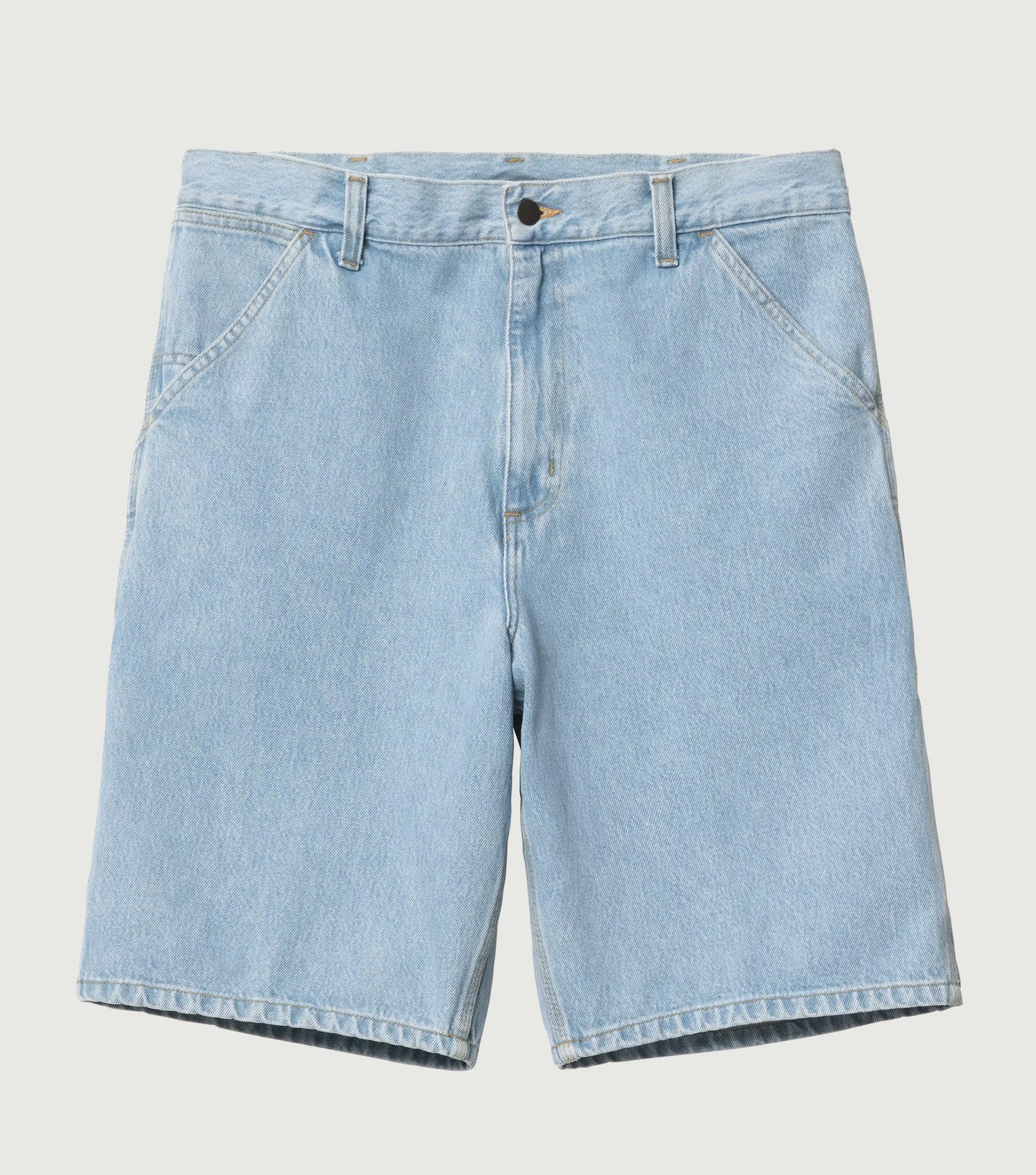 Single Knee Short Blue, Heavy stone bleached - Carhartt WIP
