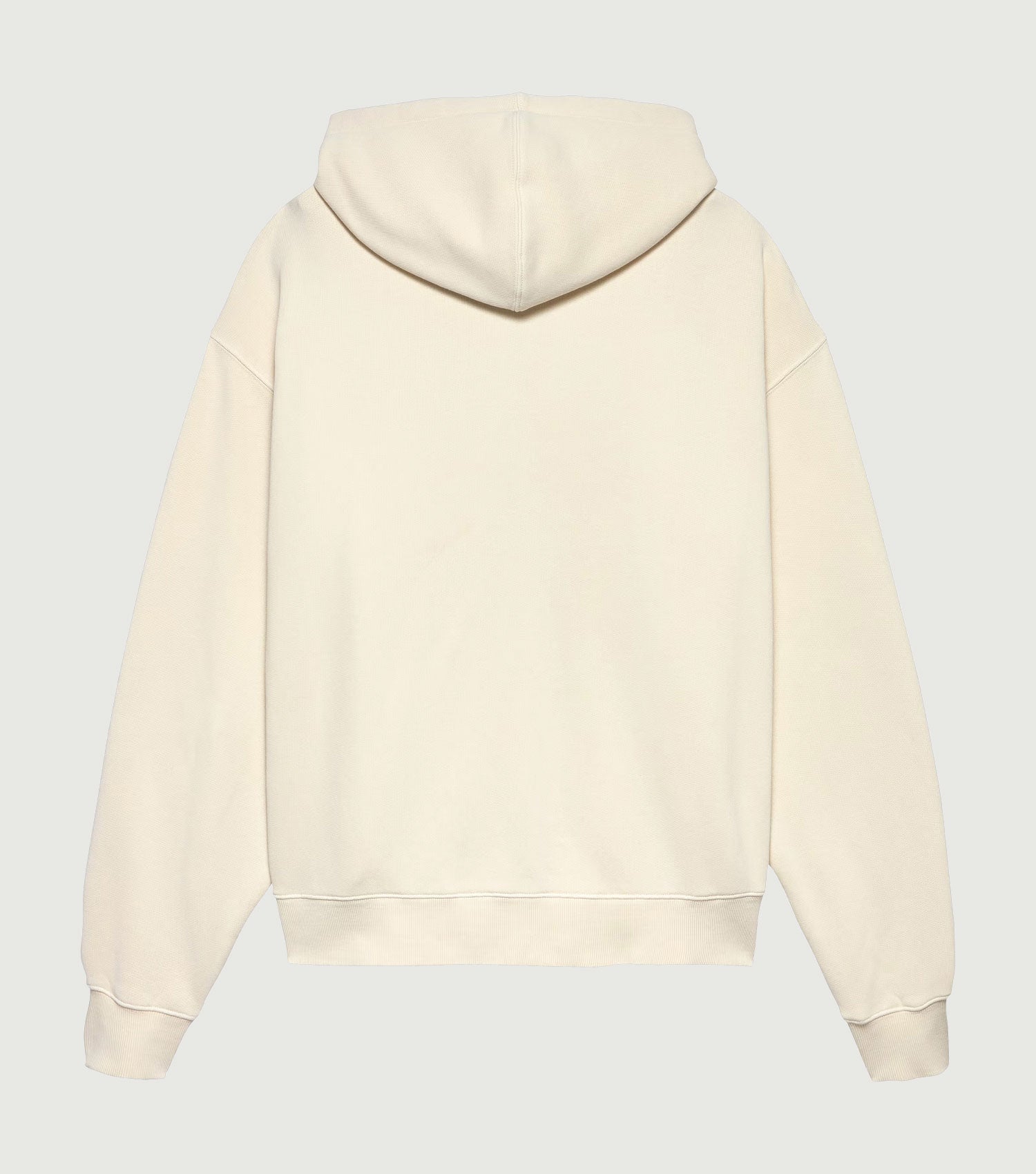 Logo Zip Hoodie Ecru/White - New Amsterdam Surf Association