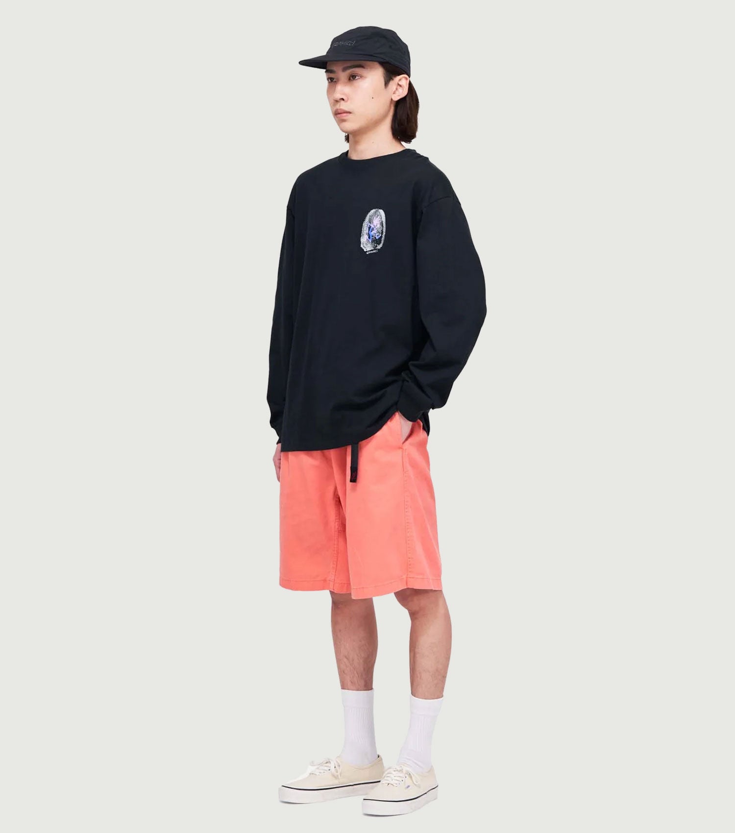 G-Short Pigment Dyed Deep Coral Pigment - Gramicci