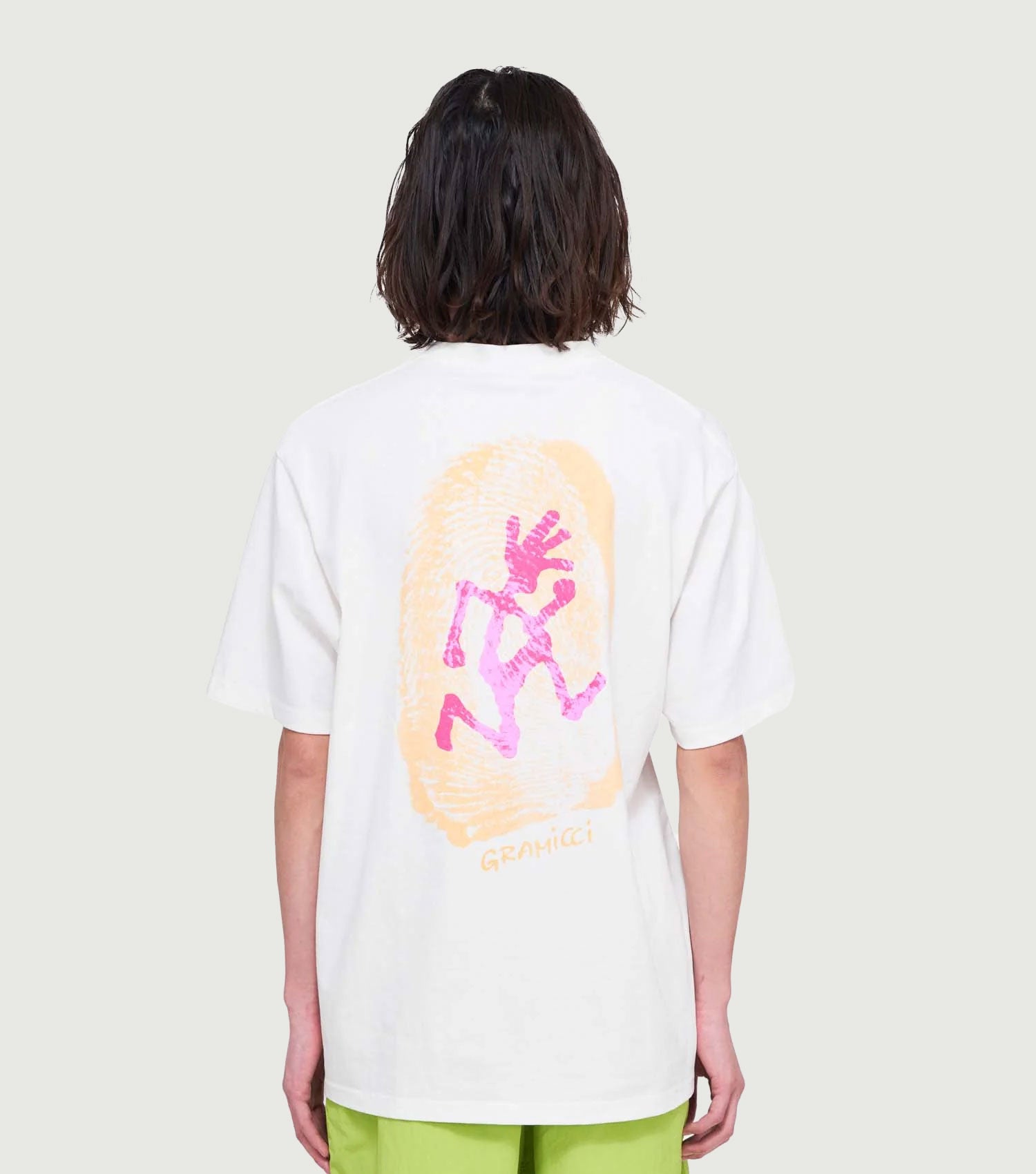 Thumbprint Tee White - Gramicci
