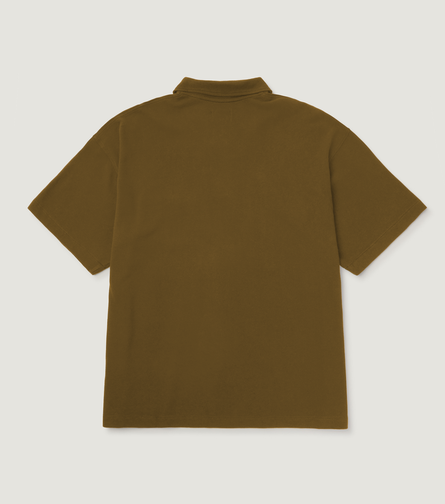 Oversize Organic Cotton Polo Army - BLAW