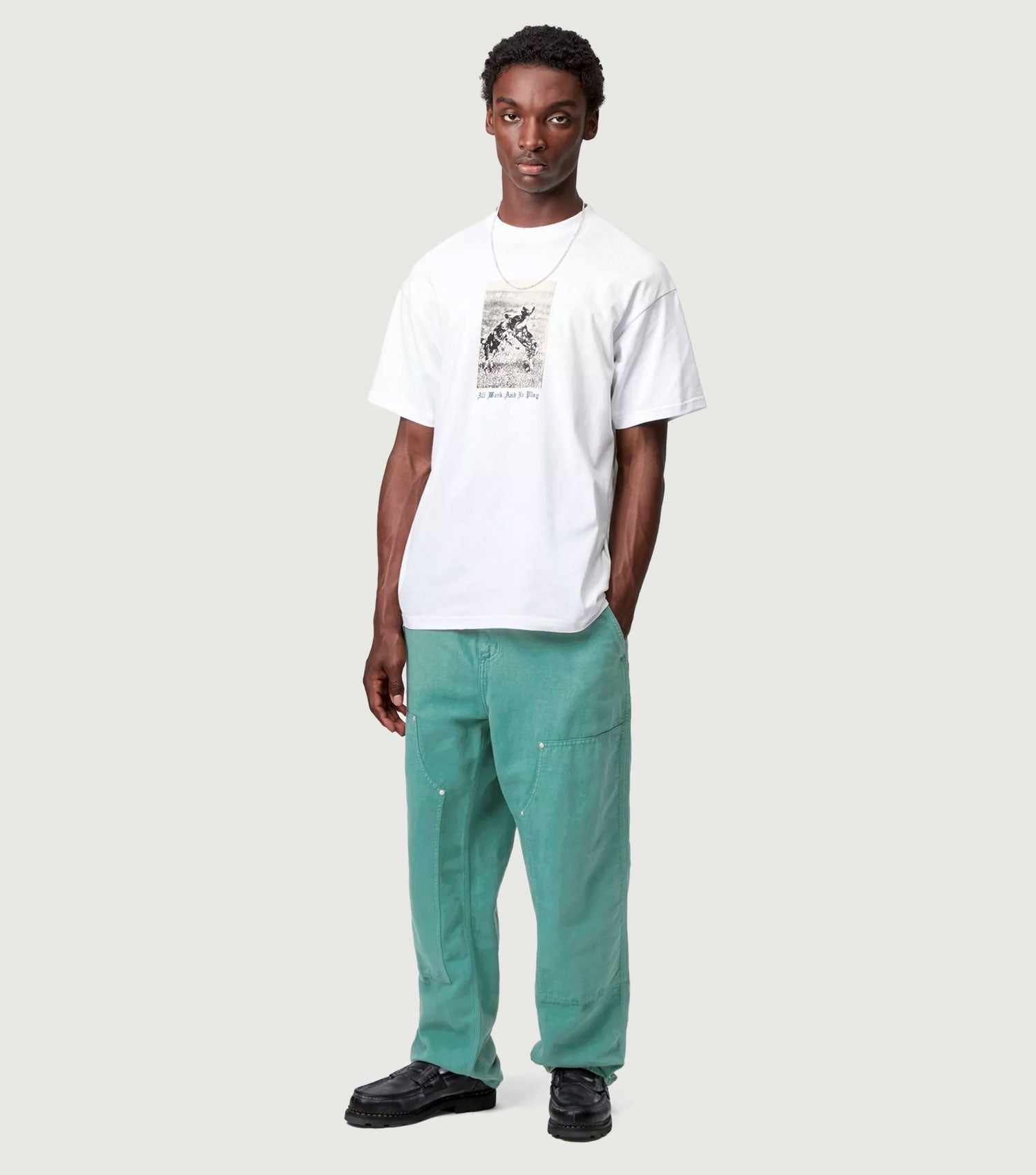 Walter Double Knee Pant Saguaro - Carhartt WIP