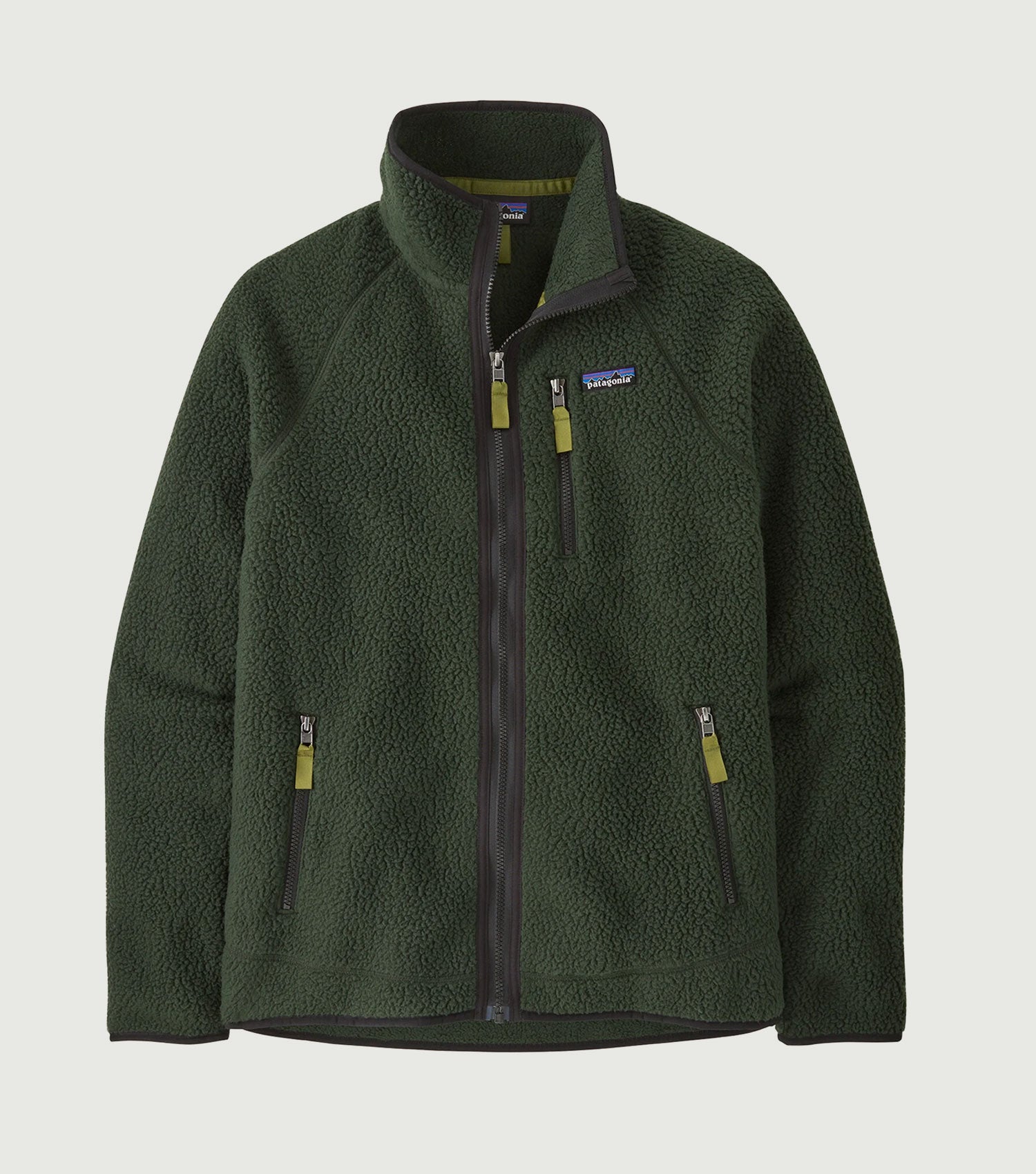 Men's Retro Pile Fleece Jacket Old Growth Green - Patagonia