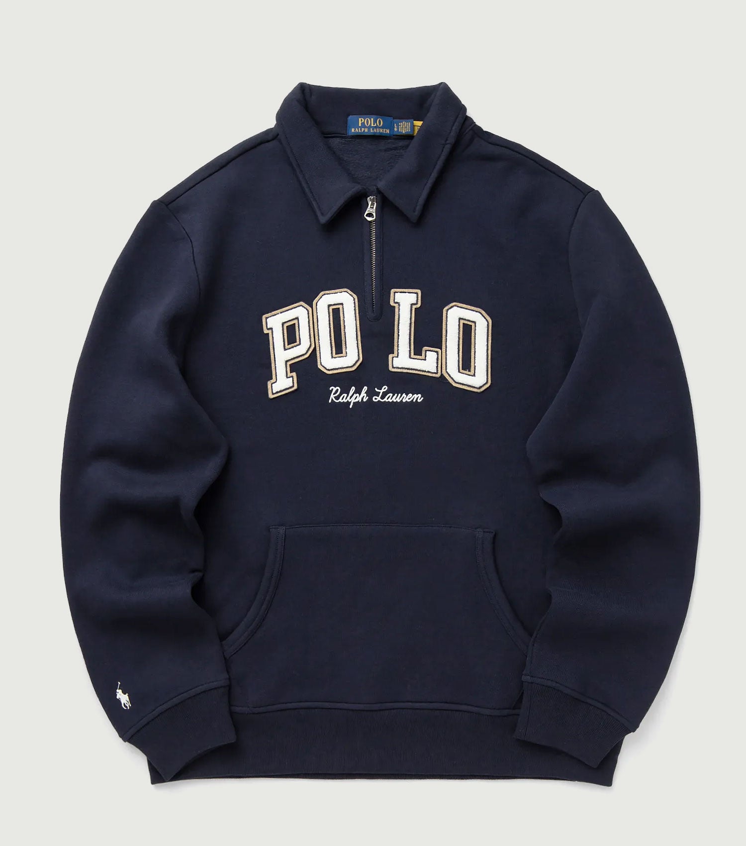 Quarter-Zip Sweatshirt Night - Ralph Lauren