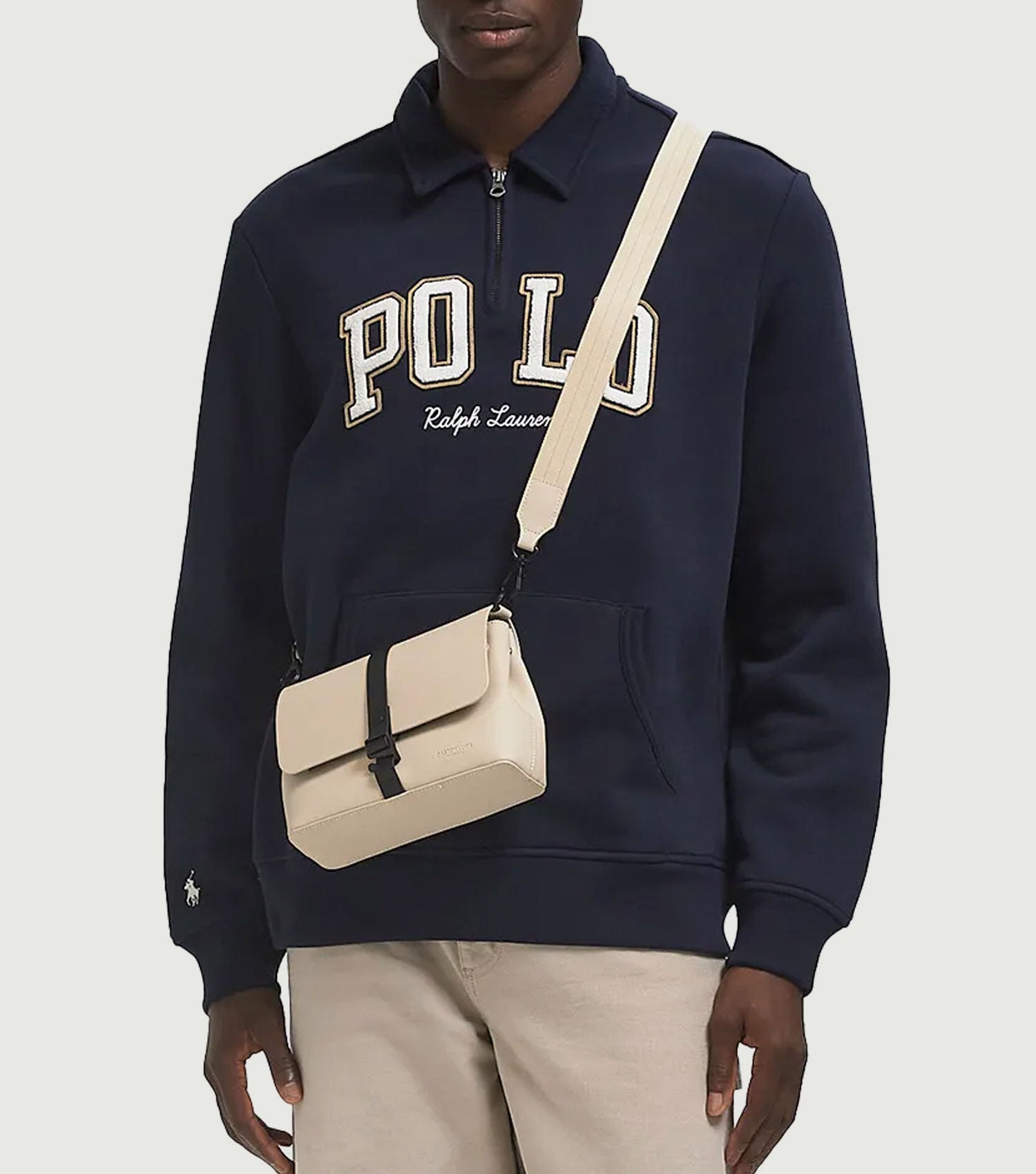 Quarter-Zip Sweatshirt Night - Ralph Lauren